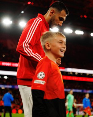 Vangelis Pavlidis SL Benfica ve Bayer 04 Leverkusen (Maciej Rogowski / Ball Raw Images) arasındaki Şampiyonlar Ligi faz maçında görüldü)
