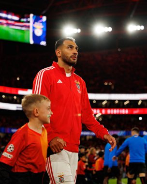 Vangelis Pavlidis SL Benfica ve Bayer 04 Leverkusen (Maciej Rogowski / Ball Raw Images) arasındaki Şampiyonlar Ligi faz maçında görüldü)