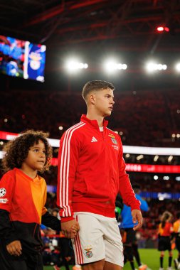 Samuel Dahl, Şampiyonlar Ligi faz maçında SL Benfica ve Bayer 04 Leverkusen (Maciej Rogowski / Ball Raw Images)