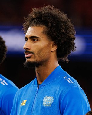 Loic Bade SL Benfica ve Bayer 04 Leverkusen (Maciej Rogowski / Ball Raw Images) arasında Şampiyonlar Ligi faz oyunu sırasında görüldü)