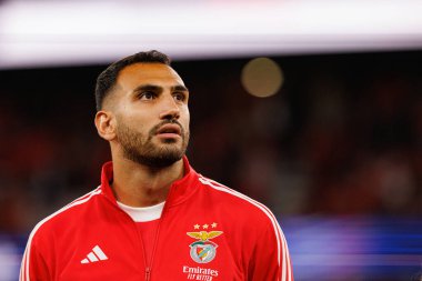 Vangelis Pavlidis SL Benfica ve Bayer 04 Leverkusen (Maciej Rogowski / Ball Raw Images) arasındaki Şampiyonlar Ligi faz maçında görüldü)