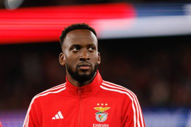 Dodi Lukebakio SL Benfica ve Bayer 04 Leverkusen (Maciej Rogowski / Ball Raw Images) arasındaki Şampiyonlar Ligi faz maçında görüldü.)