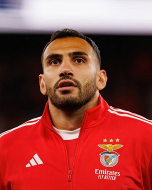 Vangelis Pavlidis SL Benfica ve Bayer 04 Leverkusen (Maciej Rogowski / Ball Raw Images) arasındaki Şampiyonlar Ligi faz maçında görüldü)