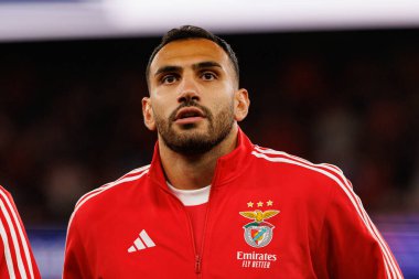 Vangelis Pavlidis SL Benfica ve Bayer 04 Leverkusen (Maciej Rogowski / Ball Raw Images) arasındaki Şampiyonlar Ligi faz maçında görüldü)
