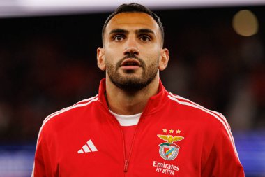 Vangelis Pavlidis SL Benfica ve Bayer 04 Leverkusen (Maciej Rogowski / Ball Raw Images) arasındaki Şampiyonlar Ligi faz maçında görüldü)