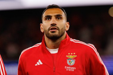 Vangelis Pavlidis SL Benfica ve Bayer 04 Leverkusen (Maciej Rogowski / Ball Raw Images) arasındaki Şampiyonlar Ligi faz maçında görüldü)