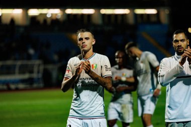 Luan Patrick, Liga Portekiz maçı sırasında Estadio Belediyesi Rio Maior 'da Casa Pia ve CF Estrela Amadora takımları arasında görüldü (Maciej Rogowski / Ball Raw Images)