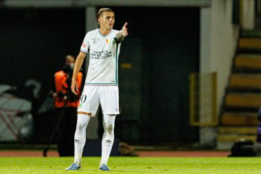 Luan Patrick, Liga Portekiz maçı sırasında Estadio Belediyesi Rio Maior 'da Casa Pia ve CF Estrela Amadora takımları arasında görüldü (Maciej Rogowski / Ball Raw Images)
