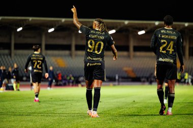 Cassiano, Liga Portekiz maçında Casa Pia ve CF Estrela Amadora takımları arasında Estadio Municipal Rio Maior (Maciej Rogowski / Ball Raw Images)