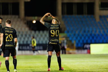 Cassiano, Liga Portekiz maçında Casa Pia ve CF Estrela Amadora takımları arasında Estadio Municipal Rio Maior (Maciej Rogowski / Ball Raw Images)