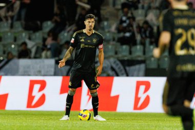 Jose Fonte, Liga Portekiz maçı sırasında Estadio Belediyesi Rio Maior 'da Casa Pia ve CF Estrela Amadora takımları arasında görüldü (Maciej Rogowski / Ball Raw Images)