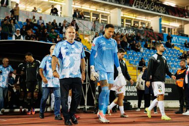 Patrick Sequeira, Liga Portekiz maçı sırasında Estadio Belediyesi Rio Maior 'da Casa Pia ve CF Estrela Amadora (Maciej Rogowski / Ball Raw Images) takımları arasında görüldü.)