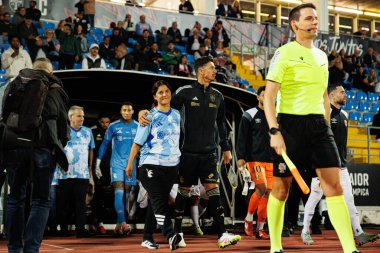 Jose Fonte, Liga Portekiz maçı sırasında Estadio Belediyesi Rio Maior 'da Casa Pia ve CF Estrela Amadora takımları arasında görüldü (Maciej Rogowski / Ball Raw Images)
