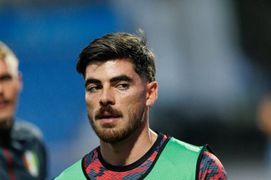 Paulo Moreira, Liga Portekiz maçında Estadio Belediyesi Rio Maior 'da Casa Pia ve CF Estrela Amadora takımları arasında görüldü (Maciej Rogowski / Ball Raw Images)