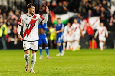 Andrei Ratiu UEFA Konferans Ligi faz oyunu sırasında Rayo Vallecano ve Lech Poznan (Maciej Rogowski / Ball Raw Images) takımları arasında görüldü)