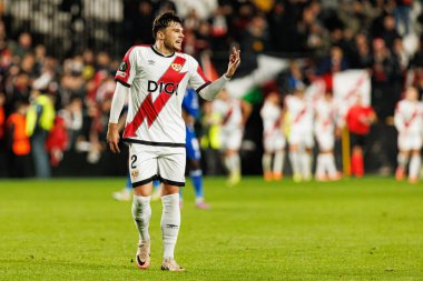Andrei Ratiu UEFA Konferans Ligi faz oyunu sırasında Rayo Vallecano ve Lech Poznan (Maciej Rogowski / Ball Raw Images) takımları arasında görüldü)
