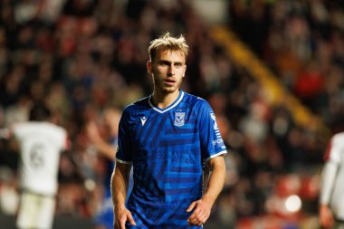 Michal Gurgul UEFA Konferans Ligi faz oyunu sırasında Rayo Vallecano ve Lech Poznan (Maciej Rogowski / Ball Raw Images) takımları arasında görüldü)