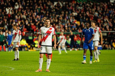 Sergio Camello UEFA Konferans Ligi faz maçında Rayo Vallecano ve Lech Poznan (Maciej Rogowski / Ball Raw Images) takımları arasında görüldü)