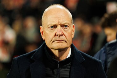 Niels Frederiksen UEFA Konferans Ligi faz maçında Rayo Vallecano ve Lech Poznan (Maciej Rogowski / Ball Raw Images) takımları arasında görüldü)