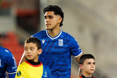 Luis Palma UEFA Konferans Ligi faz oyunu sırasında Rayo Vallecano ve Lech Poznan (Maciej Rogowski / Ball Raw Images) takımları arasında görüldü)