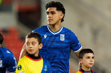 Luis Palma UEFA Konferans Ligi faz oyunu sırasında Rayo Vallecano ve Lech Poznan (Maciej Rogowski / Ball Raw Images) takımları arasında görüldü)