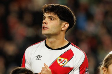 Fran Perez UEFA Konferans Ligi faz oyunu sırasında Rayo Vallecano ve Lech Poznan (Maciej Rogowski / Ball Raw Images) takımları arasında görüldü)