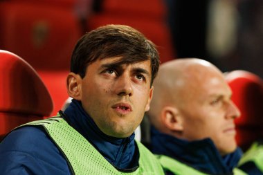 Pedro Diaz, UEFA Konferans Ligi faz oyunu sırasında Rayo Vallecano ve Lech Poznan (Maciej Rogowski / Ball Raw Images) takımları arasında görüldü.)