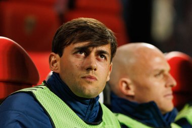 Pedro Diaz, UEFA Konferans Ligi faz oyunu sırasında Rayo Vallecano ve Lech Poznan (Maciej Rogowski / Ball Raw Images) takımları arasında görüldü.)