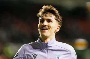 Pablo Rodriguez, Rayo Vallecano ve Lech Poznan (Maciej Rogowski / Ball Raw Images) takımları arasında oynanan UEFA Konferans Ligi faz maçında görüldü.)