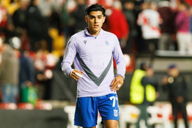 Luis Palma UEFA Konferans Ligi faz oyunu sırasında Rayo Vallecano ve Lech Poznan (Maciej Rogowski / Ball Raw Images) takımları arasında görüldü)