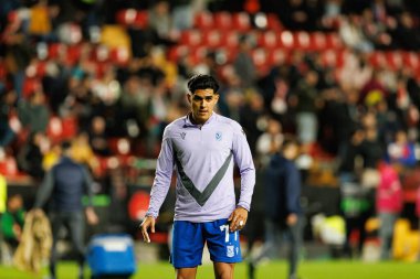 Luis Palma UEFA Konferans Ligi faz oyunu sırasında Rayo Vallecano ve Lech Poznan (Maciej Rogowski / Ball Raw Images) takımları arasında görüldü)