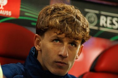  Rayo Vallecano ve Lech Poznan (Maciej Rogowski / Ball Raw Images) takımları arasında oynanan UEFA Konferans Ligi faz maçında)