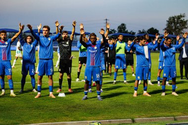 FC Alverca ve Rio Ave FC (Maciej Rogowski / Ball Raw Images) takımları arasında oynanan Liga Portekiz maçı sırasında Alverca oyuncuları)