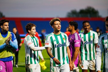 Brandon Aguilera ve Clayton Silva Liga Portekiz maçı sırasında FC Alverca ve Rio Ave FC takımları arasında görüldü (Maciej Rogowski / Ball Raw Images)