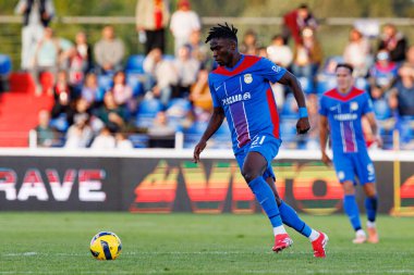 Sabit Abdulai, Liga Portekiz maçı sırasında FC Alverca ve Rio Ave FC (Maciej Rogowski / Ball Raw Images) takımları arasında görüldü.)