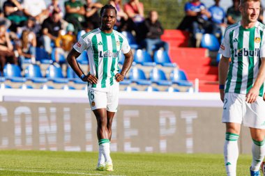Nelson Abbey, Liga Portekiz maçı sırasında FC Alverca ve Rio Ave FC (Maciej Rogowski / Ball Raw Images) takımları arasında görüldü.)