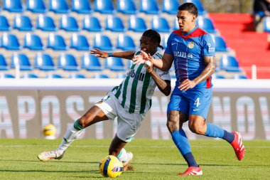 Andre Luiz ve Kaiky Naves Liga Portekiz maçı sırasında FC Alverca ve Rio Ave FC (Maciej Rogowski / Ball Raw Images) takımları arasında görüldü.)