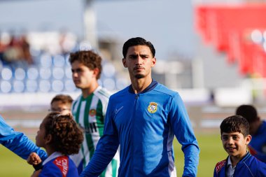 FC Alverca ve Rio Ave FC (Maciej Rogowski / Ball Raw Images) takımları arasında Liga Portekiz maçında Nabil Touaizi görüldü.)