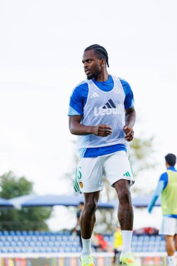 Nelson Abbey, Liga Portekiz maçı sırasında FC Alverca ve Rio Ave FC (Maciej Rogowski / Ball Raw Images) takımları arasında görüldü.)