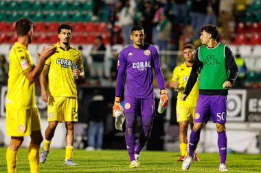 Kaique Pereira, CF Estrela Amadora ve CD Nacional (Maciej Rogowski / Ball Raw Images) takımları arasında Liga Portekiz maçında görüldü.)