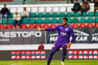 Kaique Pereira, CF Estrela Amadora ve CD Nacional (Maciej Rogowski / Ball Raw Images) takımları arasında Liga Portekiz maçında görüldü.)