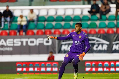 Kaique Pereira, CF Estrela Amadora ve CD Nacional (Maciej Rogowski / Ball Raw Images) takımları arasında Liga Portekiz maçında görüldü.)