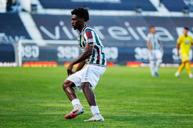 Abraham Marcus, Liga Portekiz maçı sırasında CF Estrela Amadora ve CD Nacional (Maciej Rogowski / Ball Raw Images) takımları arasında görüldü.)