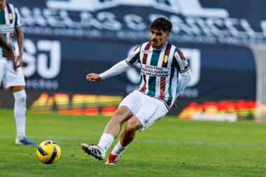 Paulo Moreira, Liga Portekiz maçında CF Estrela Amadora ve CD Nacional (Maciej Rogowski / Ball Raw Images) takımları arasında görüldü.)