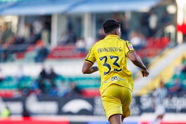 Francisco Goncalf Liga Portekiz maçı sırasında CF Estrela Amadora ve CD Nacional (Maciej Rogowski / Ball Raw Images) takımları arasında görüldü)