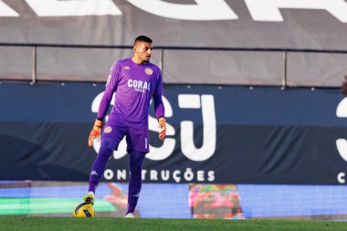 Kaique Pereira, CF Estrela Amadora ve CD Nacional (Maciej Rogowski / Ball Raw Images) takımları arasında Liga Portekiz maçında görüldü.)