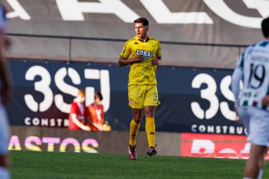 Francisco Goncalf Liga Portekiz maçı sırasında CF Estrela Amadora ve CD Nacional (Maciej Rogowski / Ball Raw Images) takımları arasında görüldü)