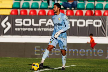 Liga Portekiz maçında CF Estrela Amadora ve CD Nacional (Maciej Rogowski / Ball Raw Images) takımları arasında görülen Renan Ribeiro)