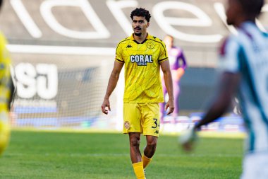 Leo Santos Liga Portekiz maçı sırasında CF Estrela Amadora ve CD Nacional (Maciej Rogowski / Ball Raw Images) takımları arasında görüldü)