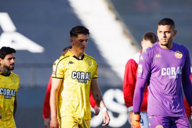 Francisco Goncalf Liga Portekiz maçı sırasında CF Estrela Amadora ve CD Nacional (Maciej Rogowski / Ball Raw Images) takımları arasında görüldü)